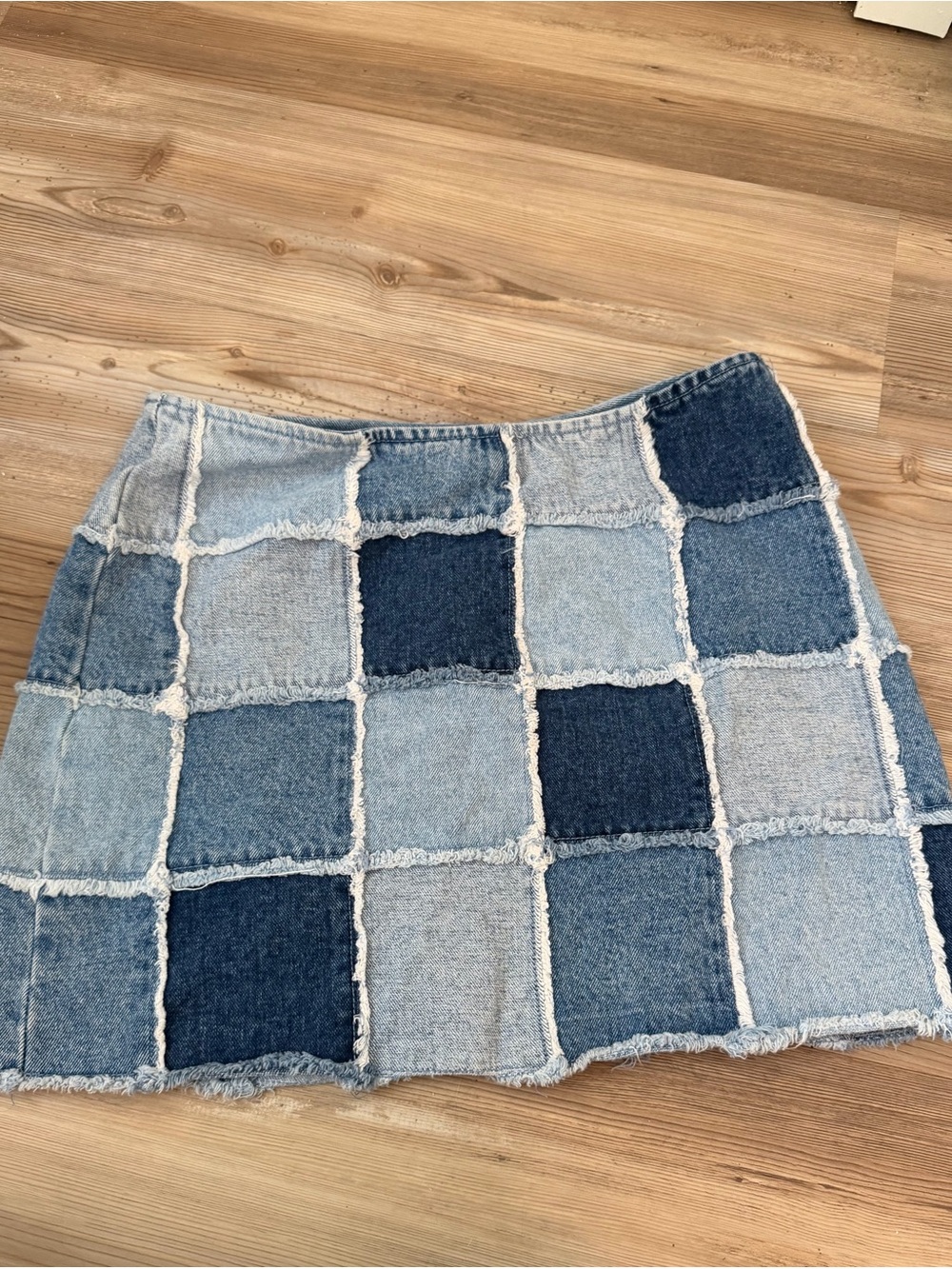 Vintage 90’s Y2K  Zana di patchwork jean skirts size 9 juniors